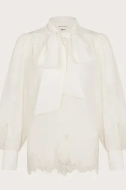 Reece Lacy Pussybow Blouse