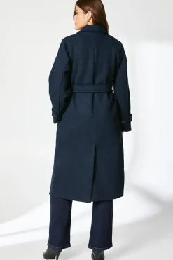 Relaxed Belted Wrap Coat