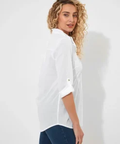 Relaxed Tab Sleeve Shirt