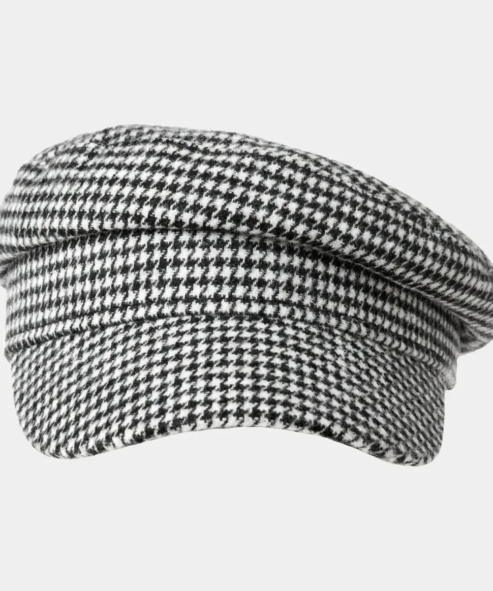 Retro Dogtooth Check Cap