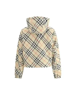Reversible Jacket with Adjustable Hood and Zippered Pockets