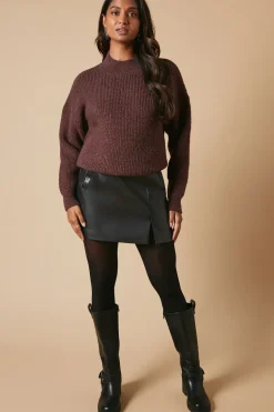 Ribbed Crew Neck Jumper
