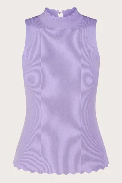 Ribbed Halter Neck Tank Top