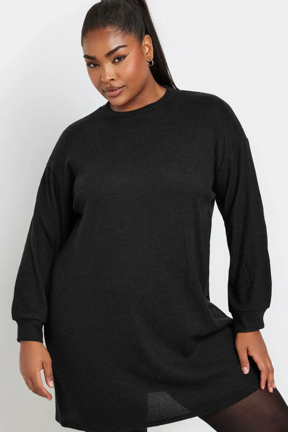 Ribbed Jumper Dress