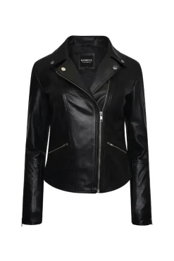 Ribbed Leather Jacket