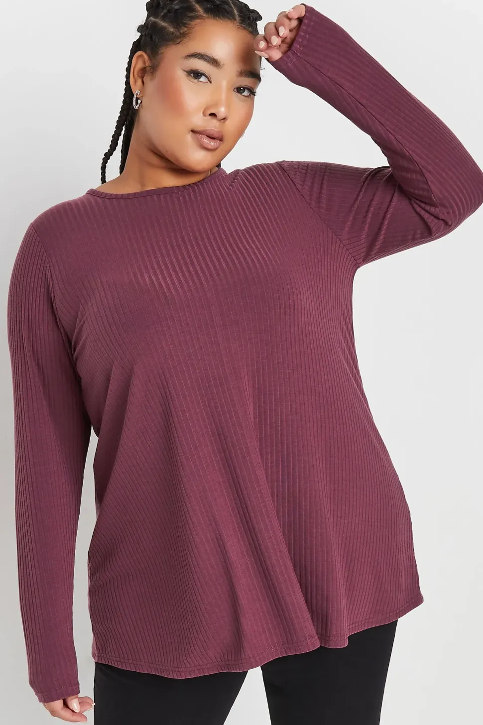 Ribbed Swing Top