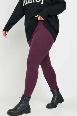 Ribbed Texture Leggings