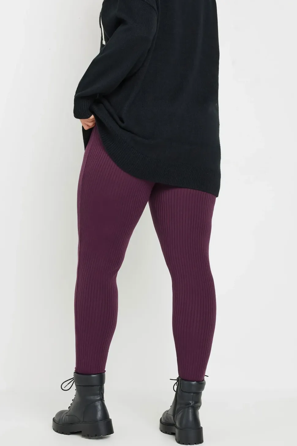 Ribbed Texture Leggings