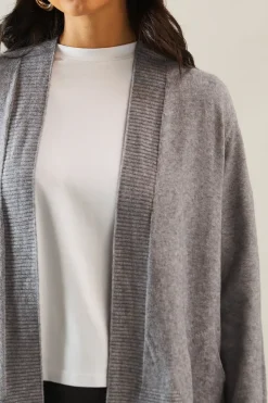 Rib Edge to Edge Longline Cardigan