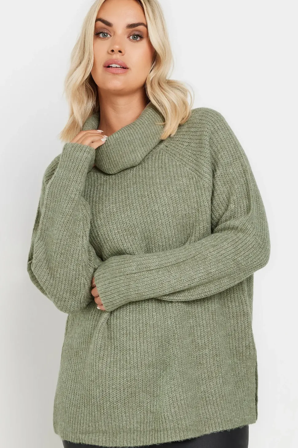 Roll Neck Knitted Jumper