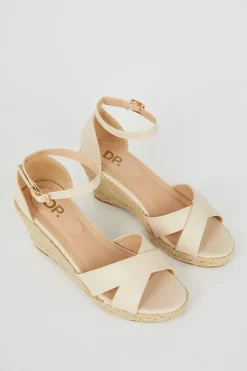 Rosie Cross Strap Wedges