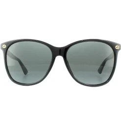 Round Black Grey Sunglasses