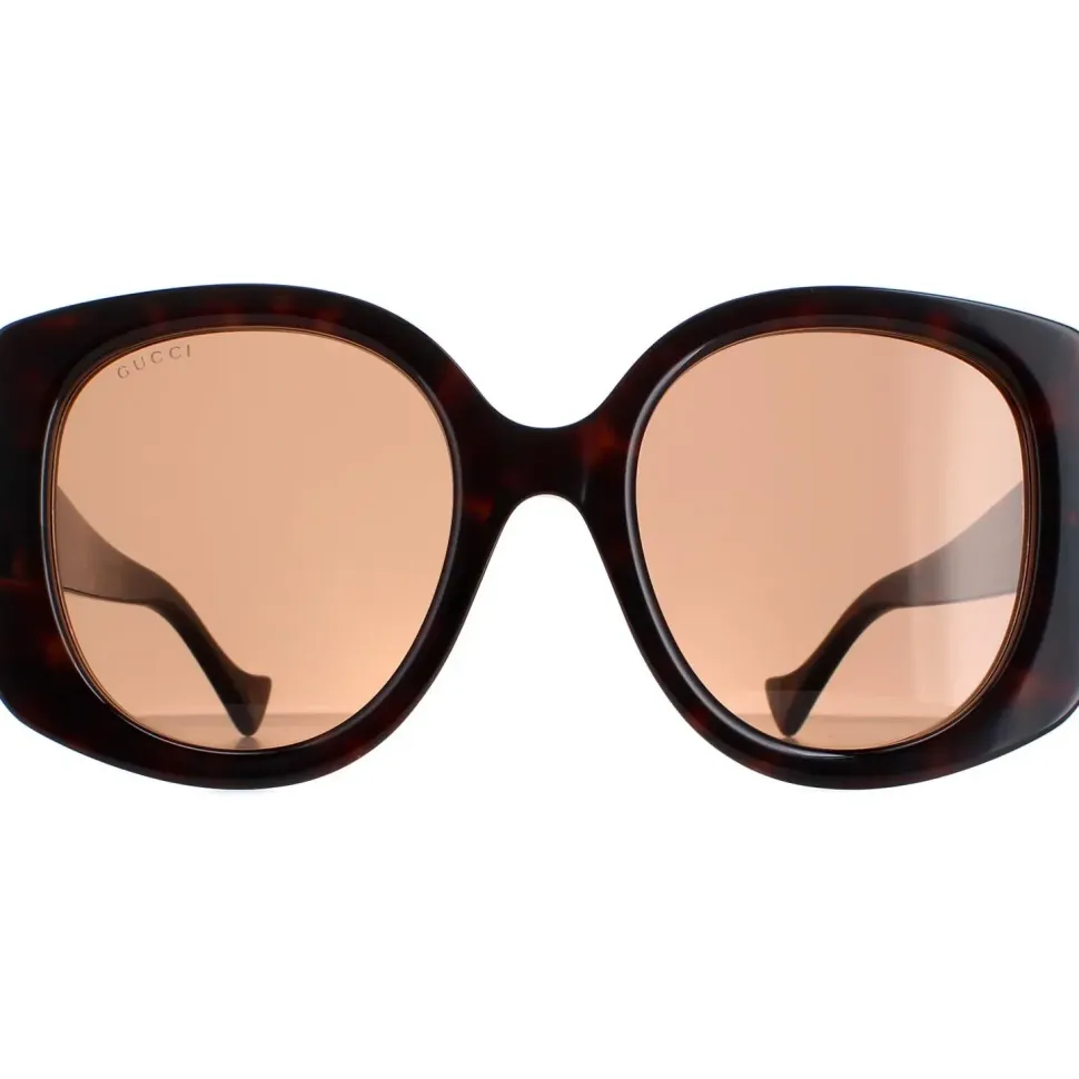 Round Dark Havana Brown GG1257S