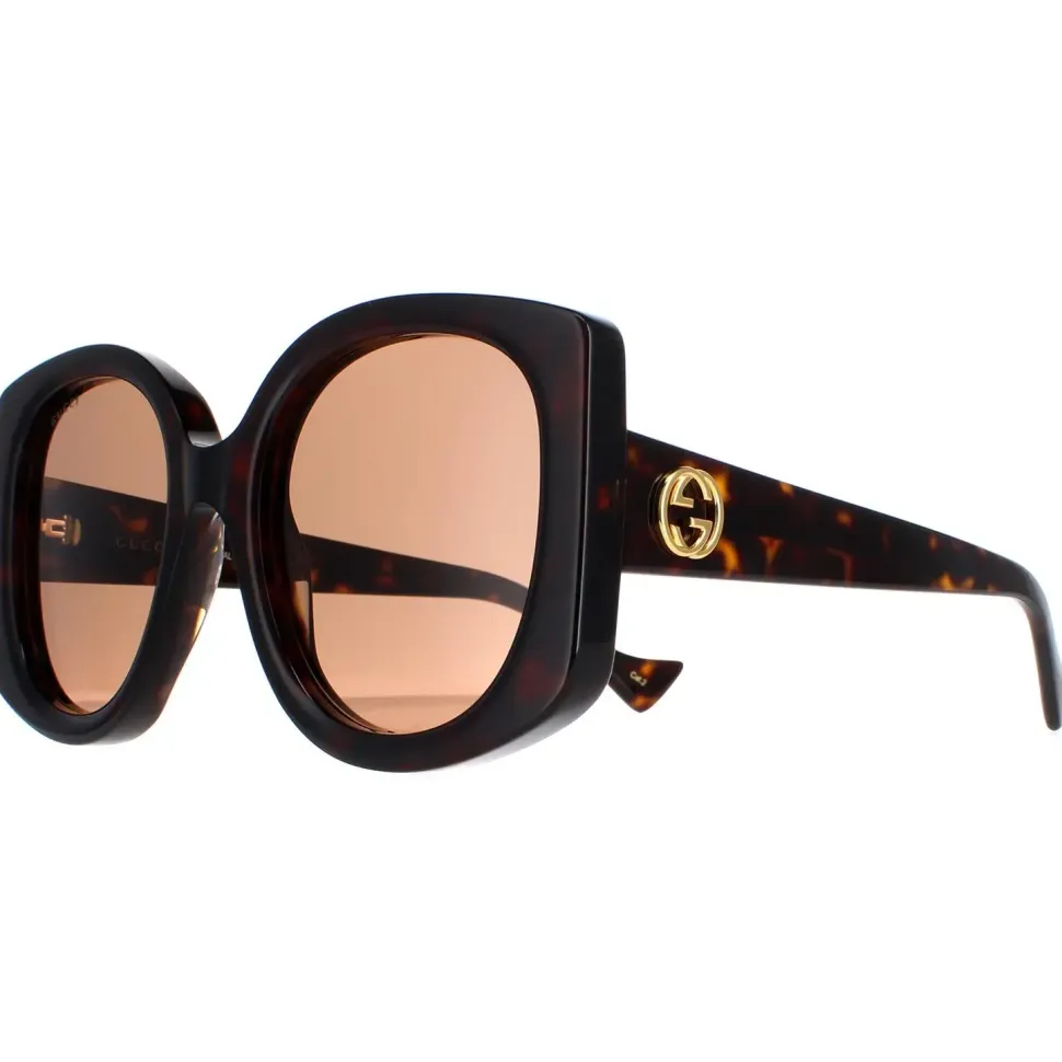 Round Dark Havana Brown GG1257S