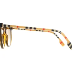 Round Dark Havana Brown Gradient Polarized BE4316 Willow Sunglasses