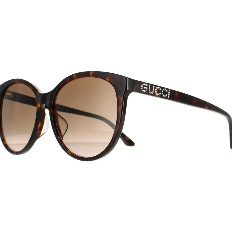 Round Havana Brown Gradient GG0729SA