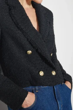 Rubi Crop Tweed Blazer