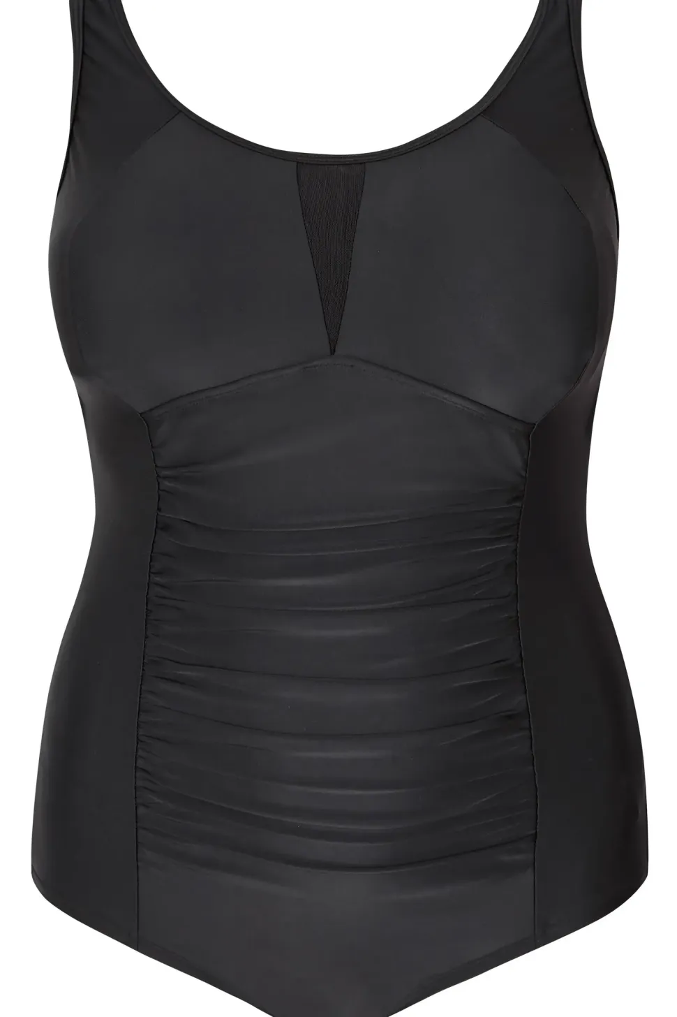 Ruched Mesh Swimsuit
