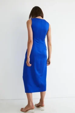 Ruched Midi Dress