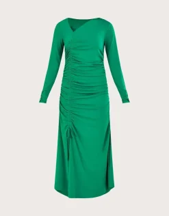Ruched Side Jersey Dress