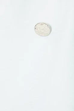 Ruched Sleeve Double Breasted Blazer