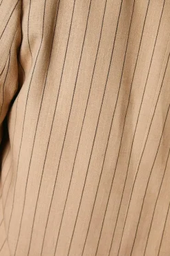Ruched Sleeve Single Breasted Blazer