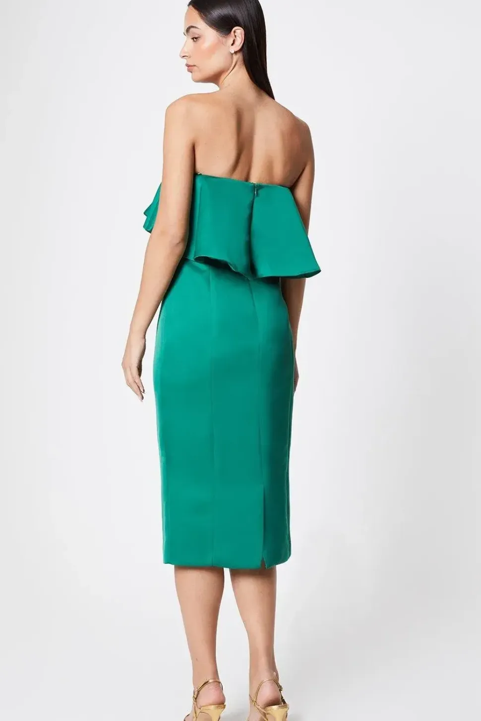 Ruffle Bandeau Dress