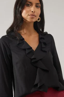Ruffle Detail Blouse