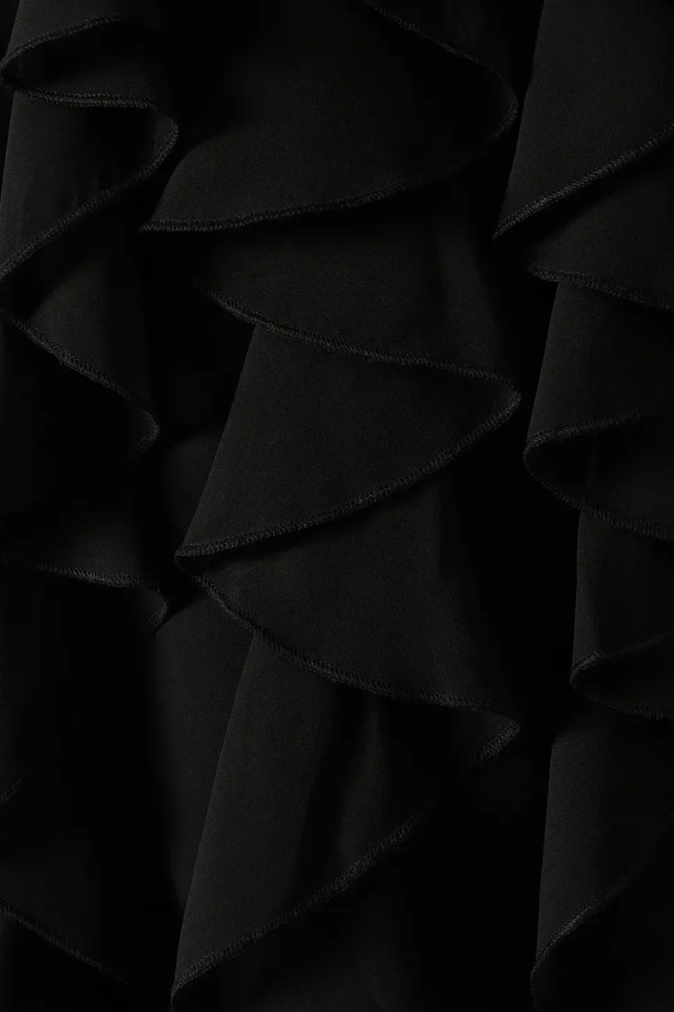 Ruffle Detail Sleeveless Blouse