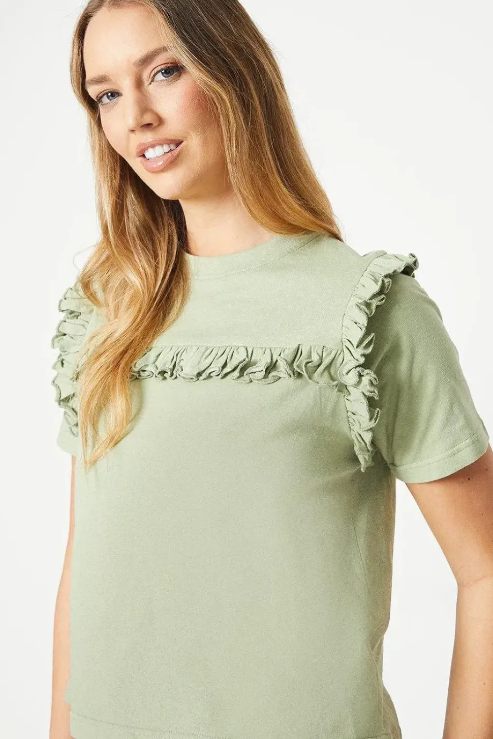 Ruffle Detail Tshirt