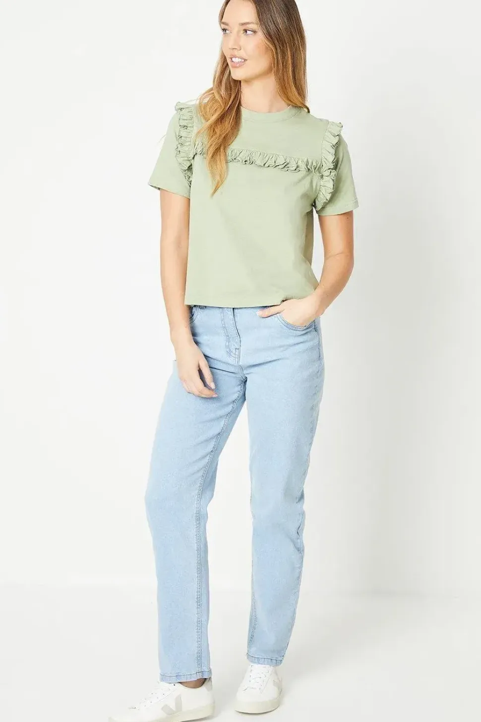 Ruffle Detail Tshirt