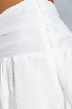 Ruffle Frill Hem Floaty Skort