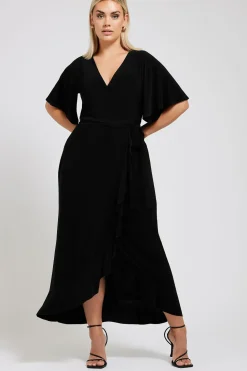 Ruffle Hem Maxi Dress