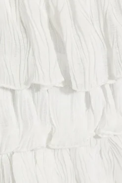 Ruffle Hem Mini Skirt