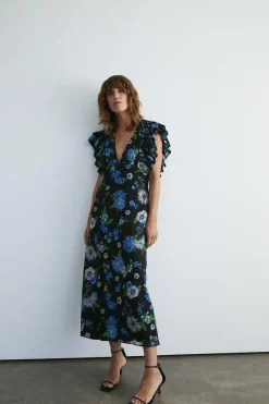 Ruffle Maxi Dress