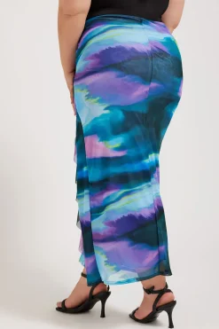 Ruffle Maxi Skirt
