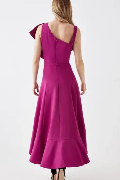 Ruffle One Shoulder Dress