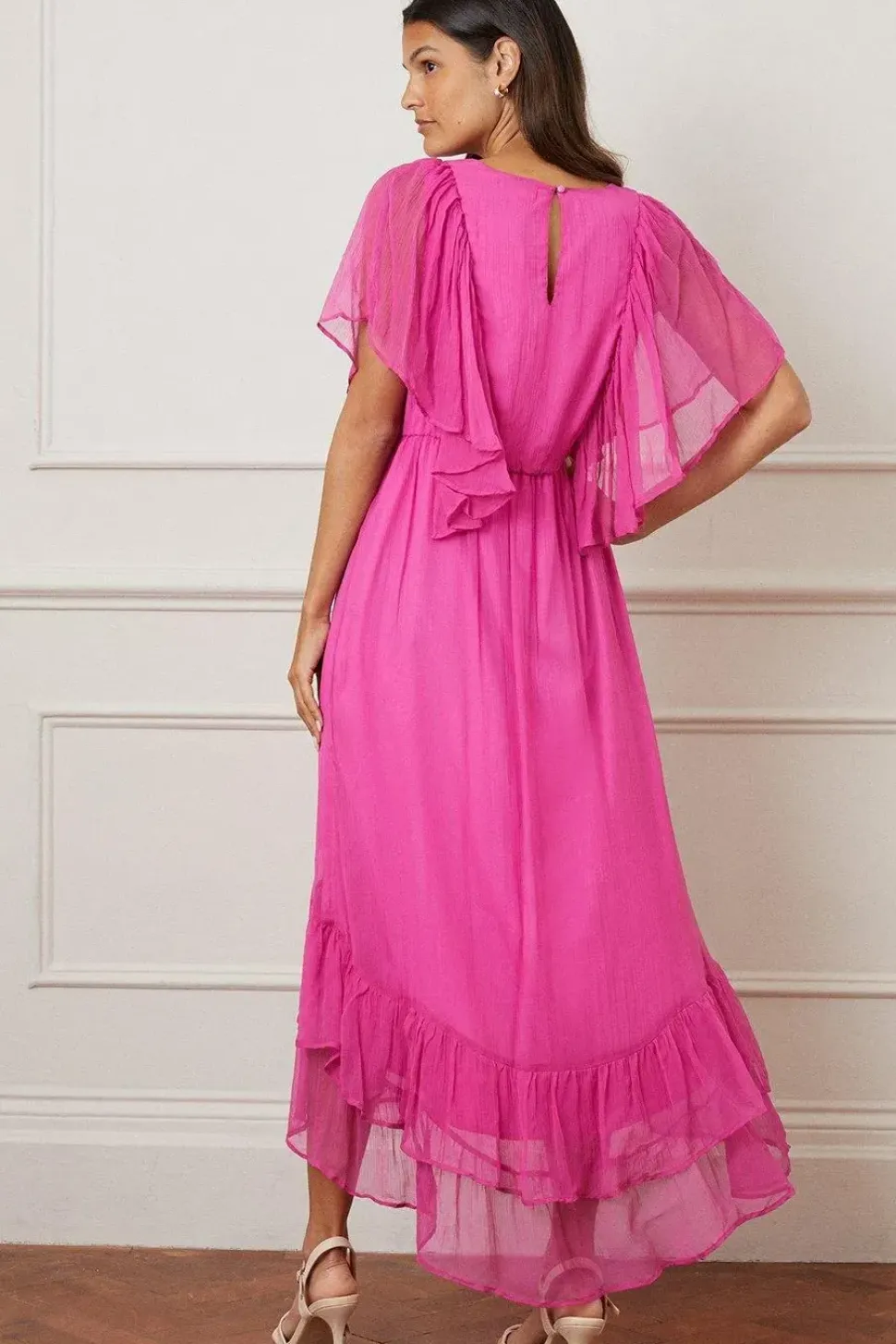 Ruffle Tiered Midaxi Dress