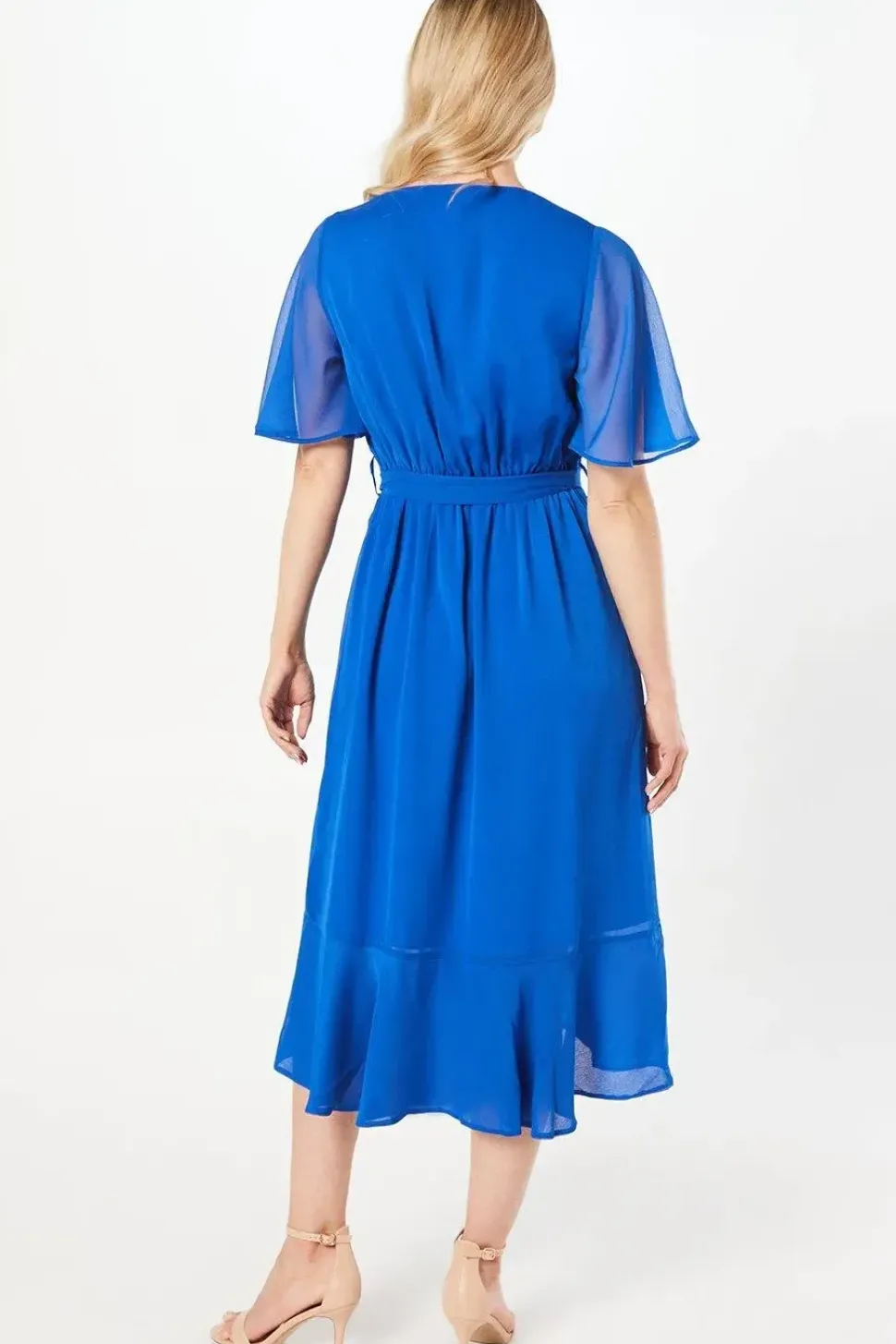 Ruffle Wrap Dress