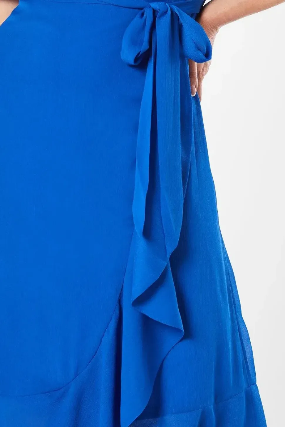 Ruffle Wrap Dress
