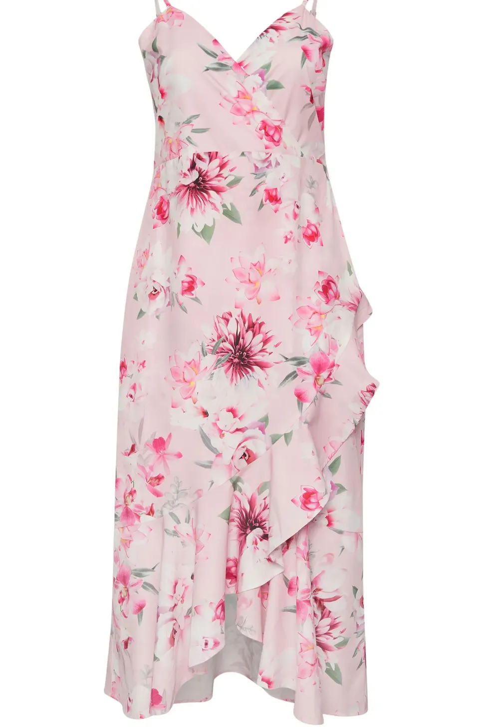 Ruffle Wrap Dress