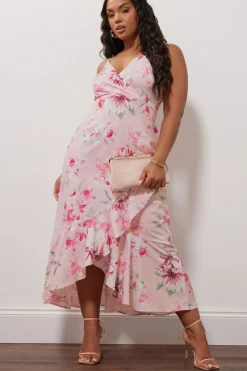 Ruffle Wrap Dress