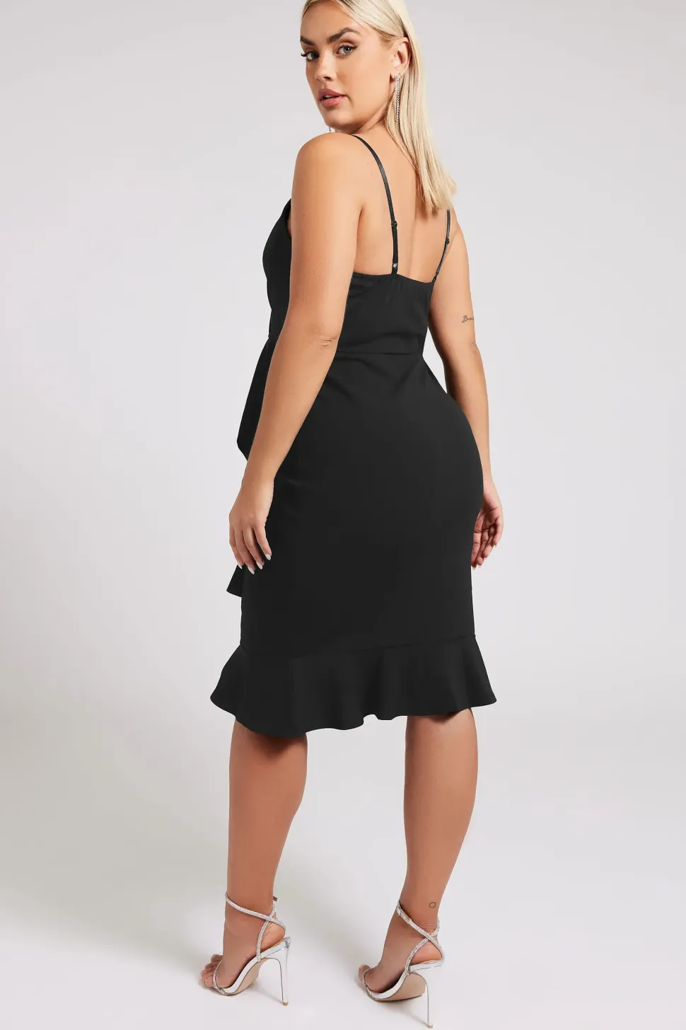Ruffle Wrap Dress