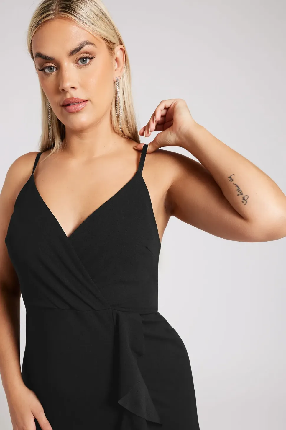 Ruffle Wrap Dress