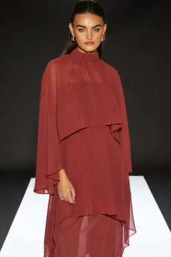 Runway 1.8.1.8 Cape Tiered Dress