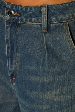 Runway 1.8.1.8 Earth Toned Pleat Front Jean