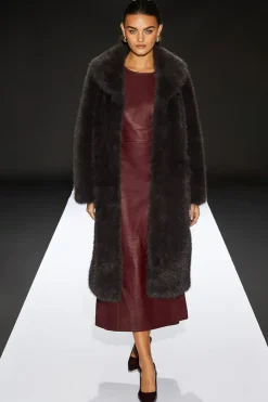 Runway 1.8.1.8 Faux Fur Maxi Coat