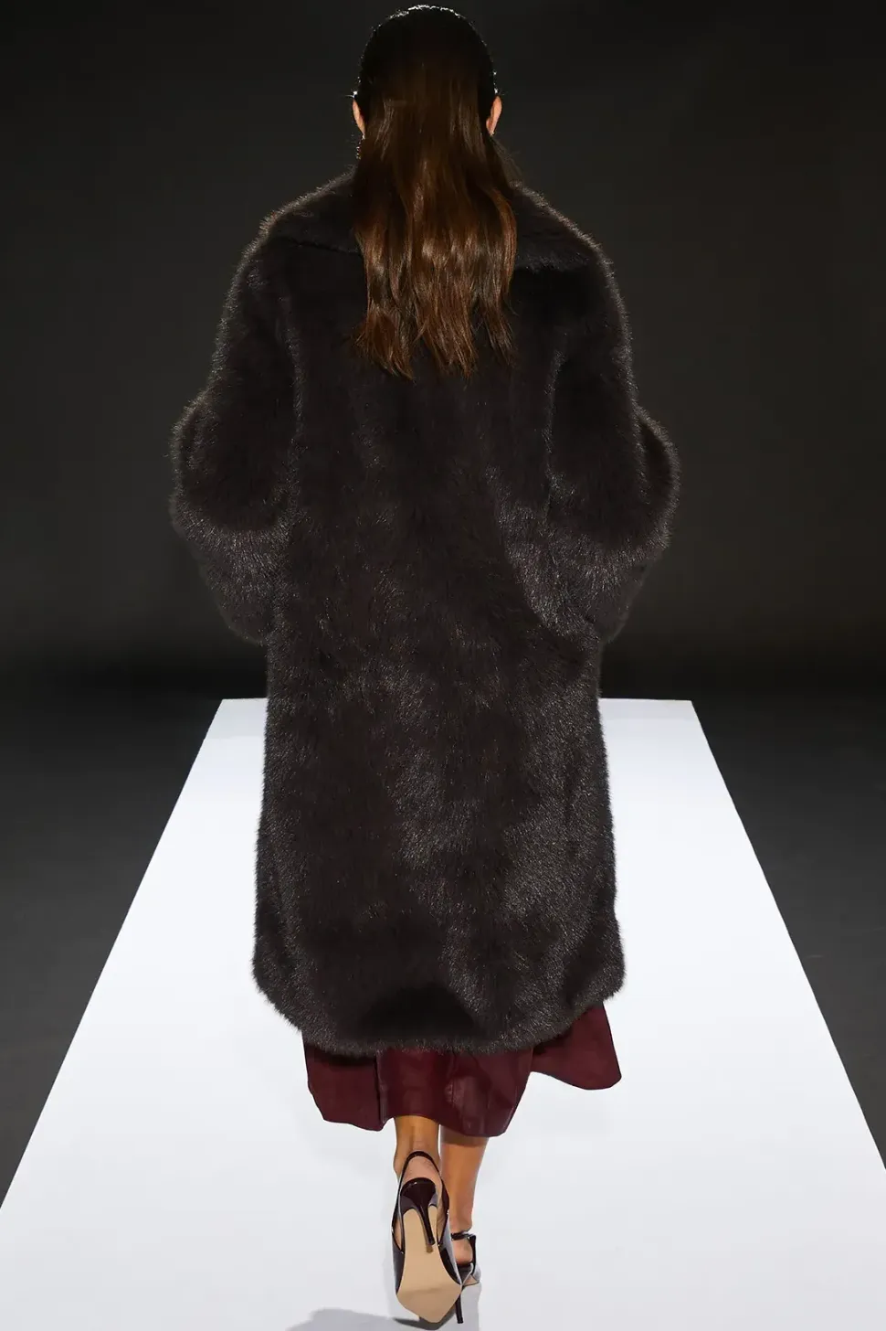 Runway 1.8.1.8 Faux Fur Maxi Coat