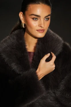 Runway 1.8.1.8 Faux Fur Maxi Coat