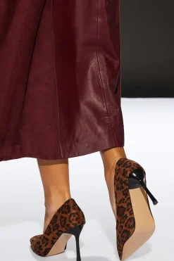 Runway 1.8.1.8 Leopard Print Stiletto Court Shoe